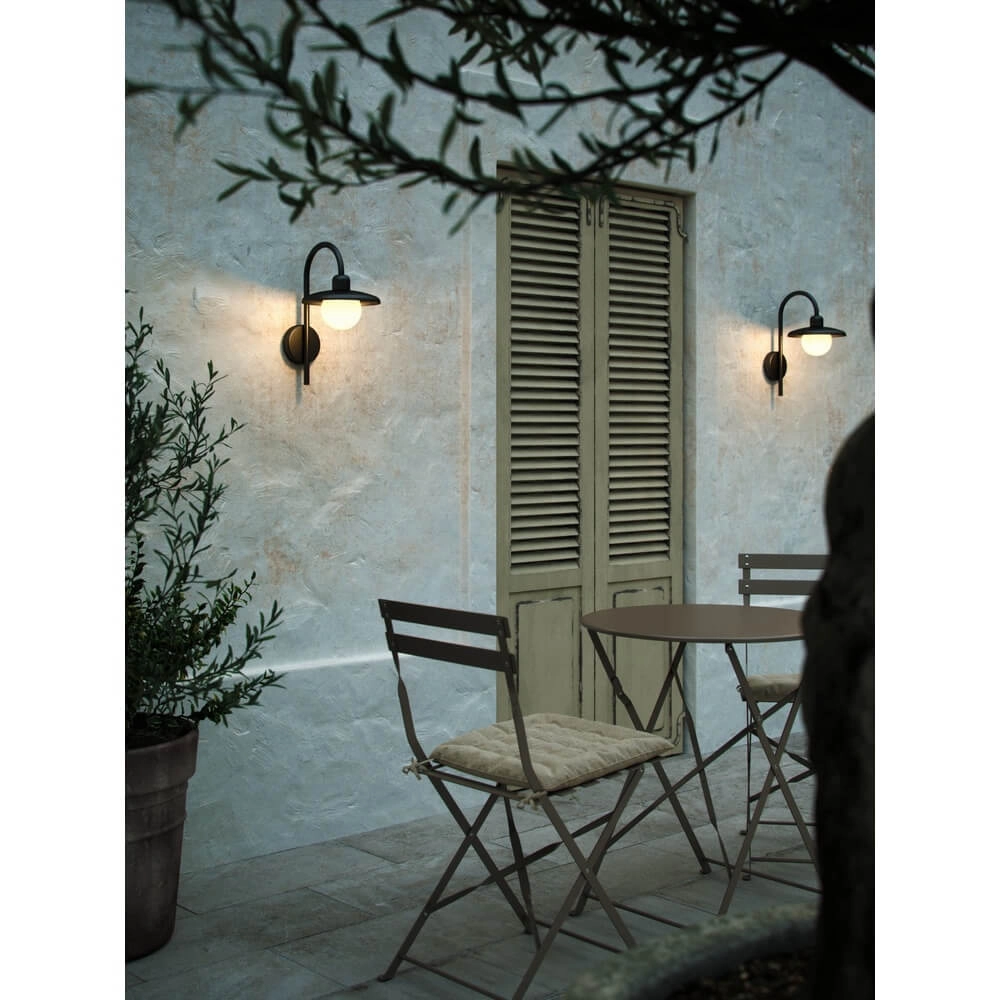 Zwarte buitenlamp Berlo design Nordlux 5704924017643