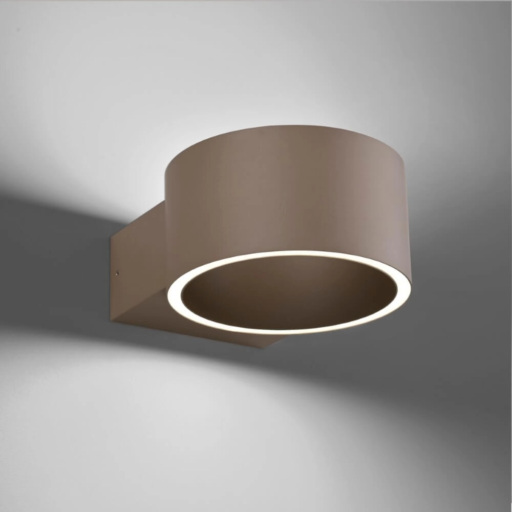 Wandlamp Pure Clipse brons 19,7cm Paul Neuhaus 4012248384091