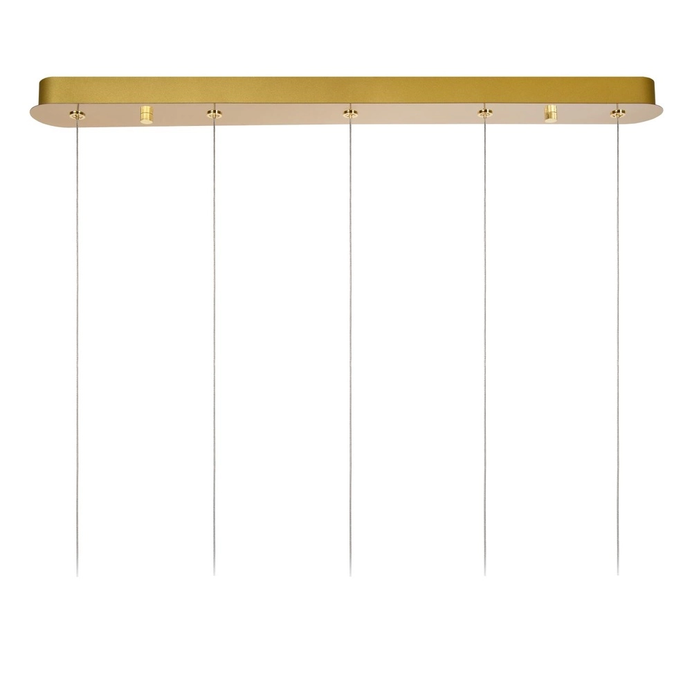 Gouden hanglamp Cintra 5-lichts Lucide 5411212134400