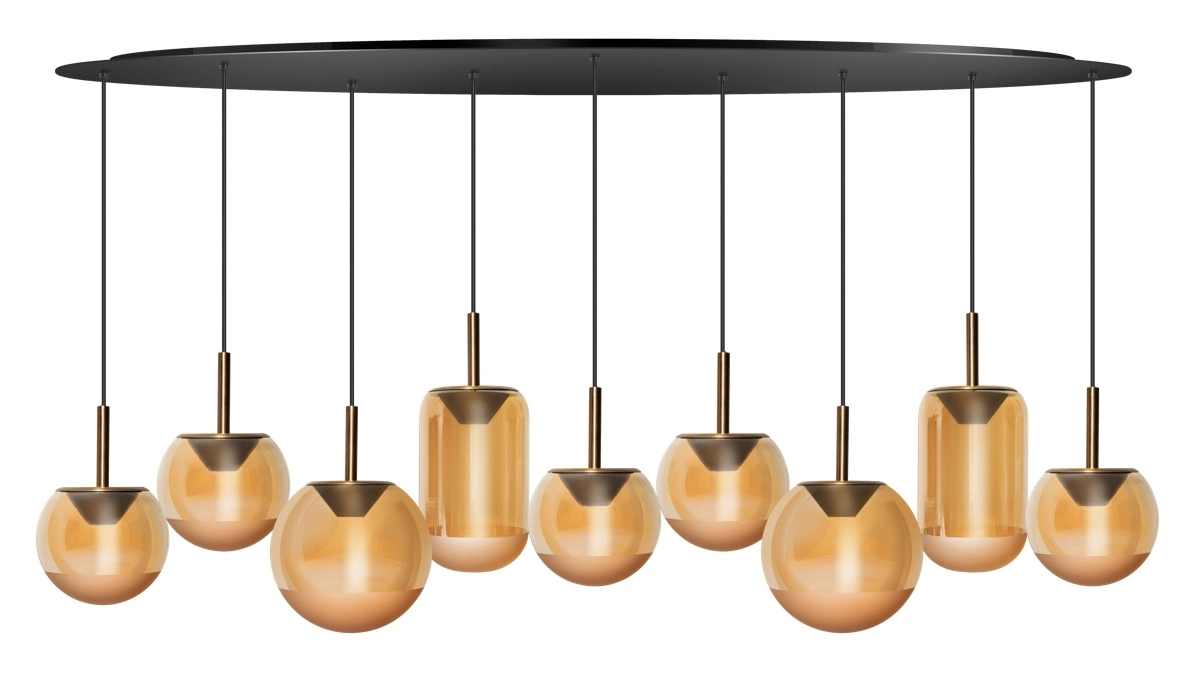 Eetkamer hanglamp Yvonne 9-lichts ETH 8720195311634