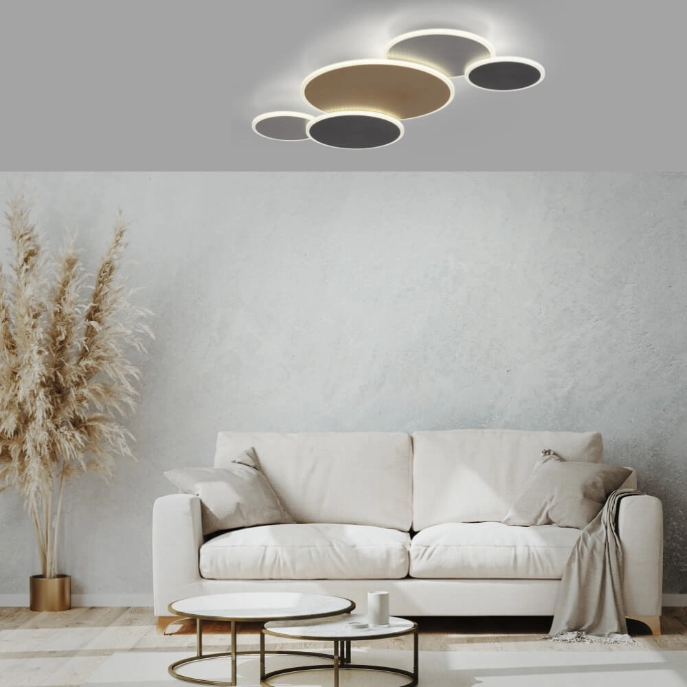 Design wandlamp Q-Piato 85cm Paul Neuhaus 4012248374528