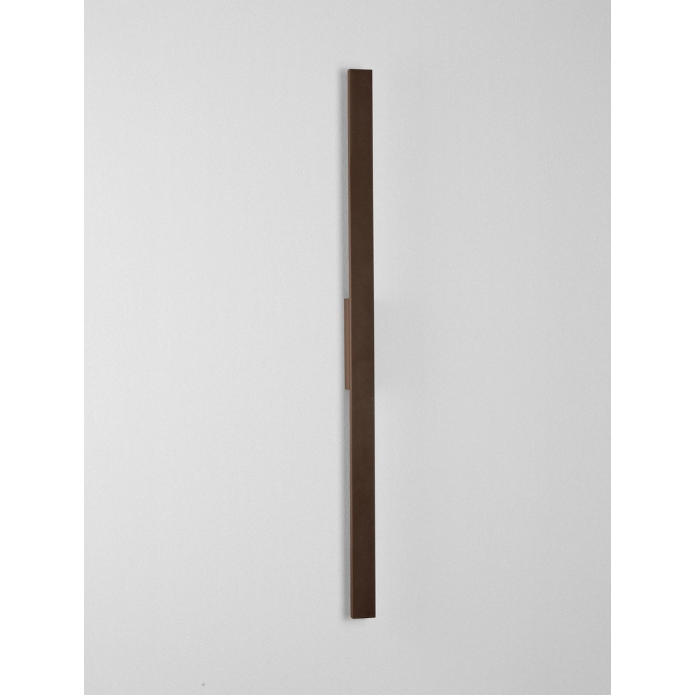 Strakke wandlamp Doul roestbruin 121cm Lyora 5212017472410