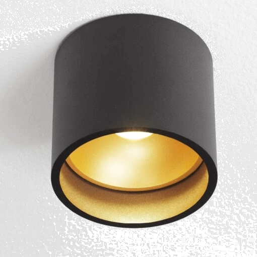 Led plafondspot Orleans zwart goud