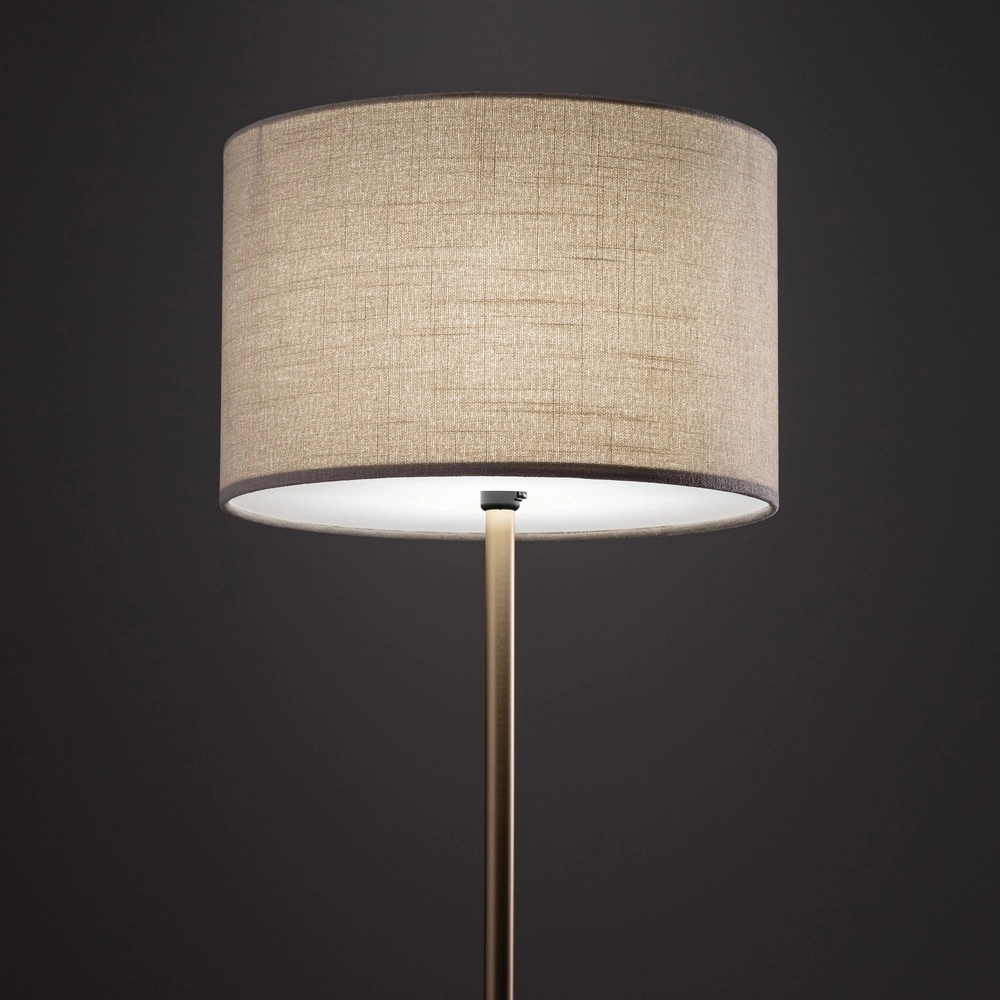 Vloerlamp Santana crème Ø 46cm Lyora 5903139116565