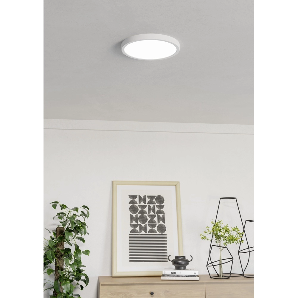 Led plafonnière Fueva 6 rond - wit - Ø 27,8cm Eglo 9008606330164