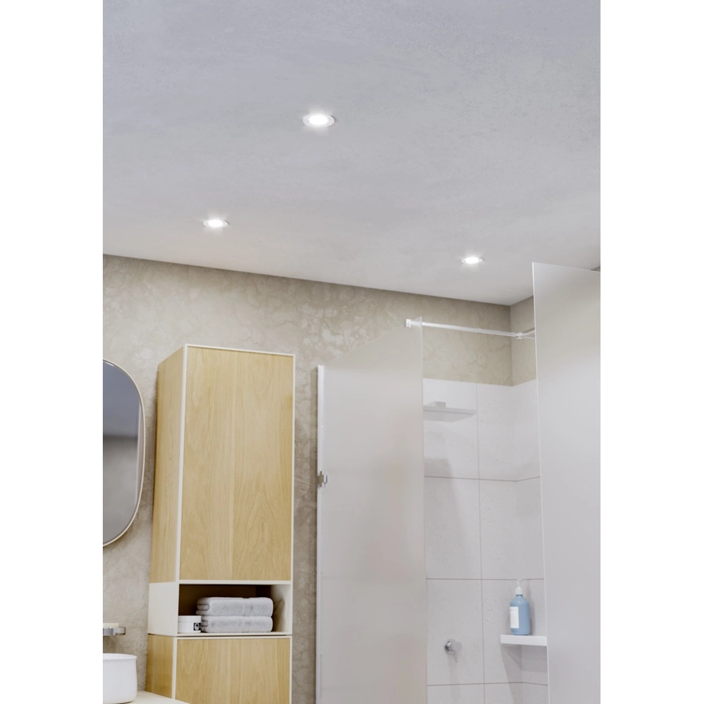 Inbouwspot Barranco wit Ø 8,4cm IP44 - 3000K Eglo 9008606359158