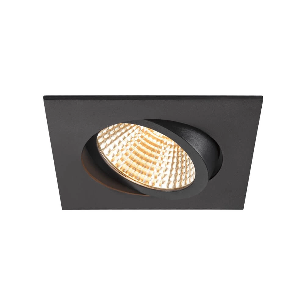 Inbouwring New Tria 95 vierkant zwart - zonder fitting SLV 4024163277211
