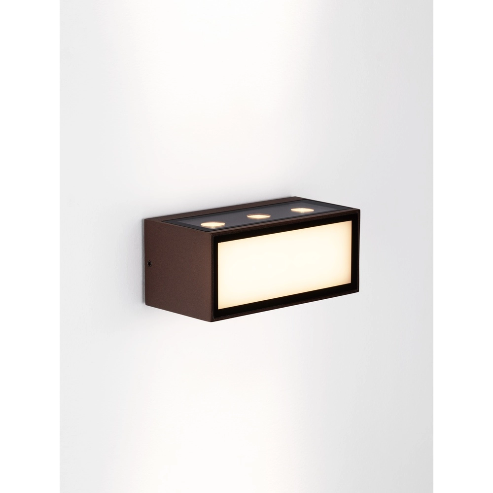 Unieke wandlamp Inga roestbruin Lyora 5212017449559