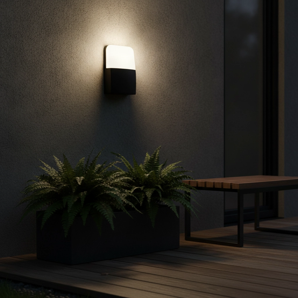 Wandlamp Droplet zwart