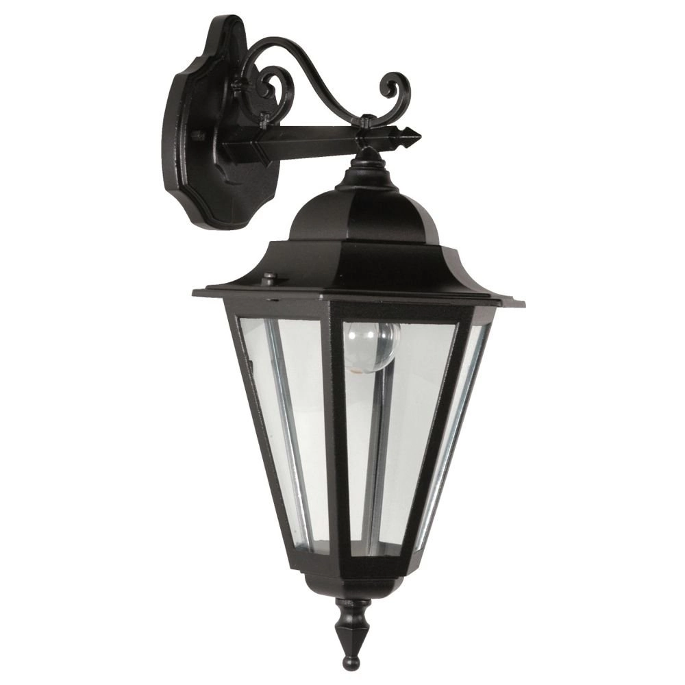 Muurlamp klassiek Teccia Down 33cm donker groen