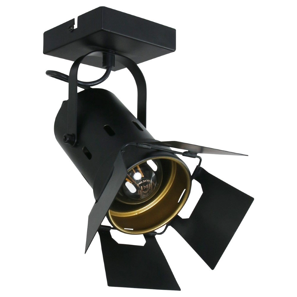 Zwarte opbouwspot Carre Steinhauer 8712746128017