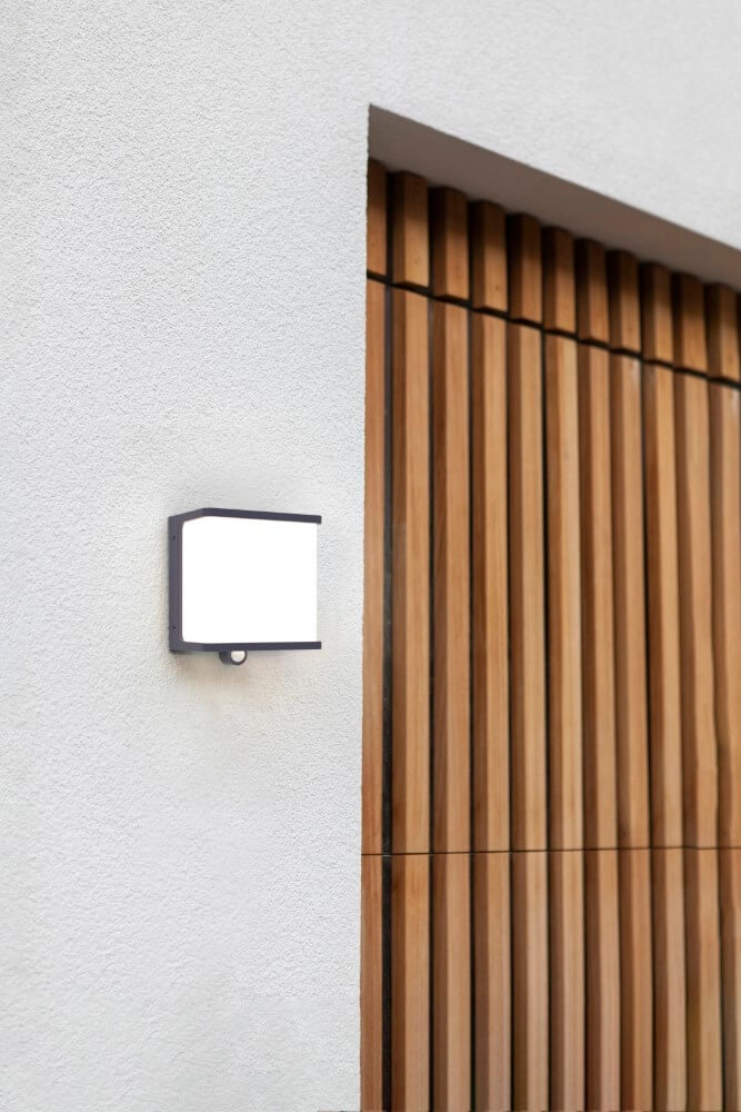 Design wandlamp Doblo solar vierkant Lutec 6939412014289