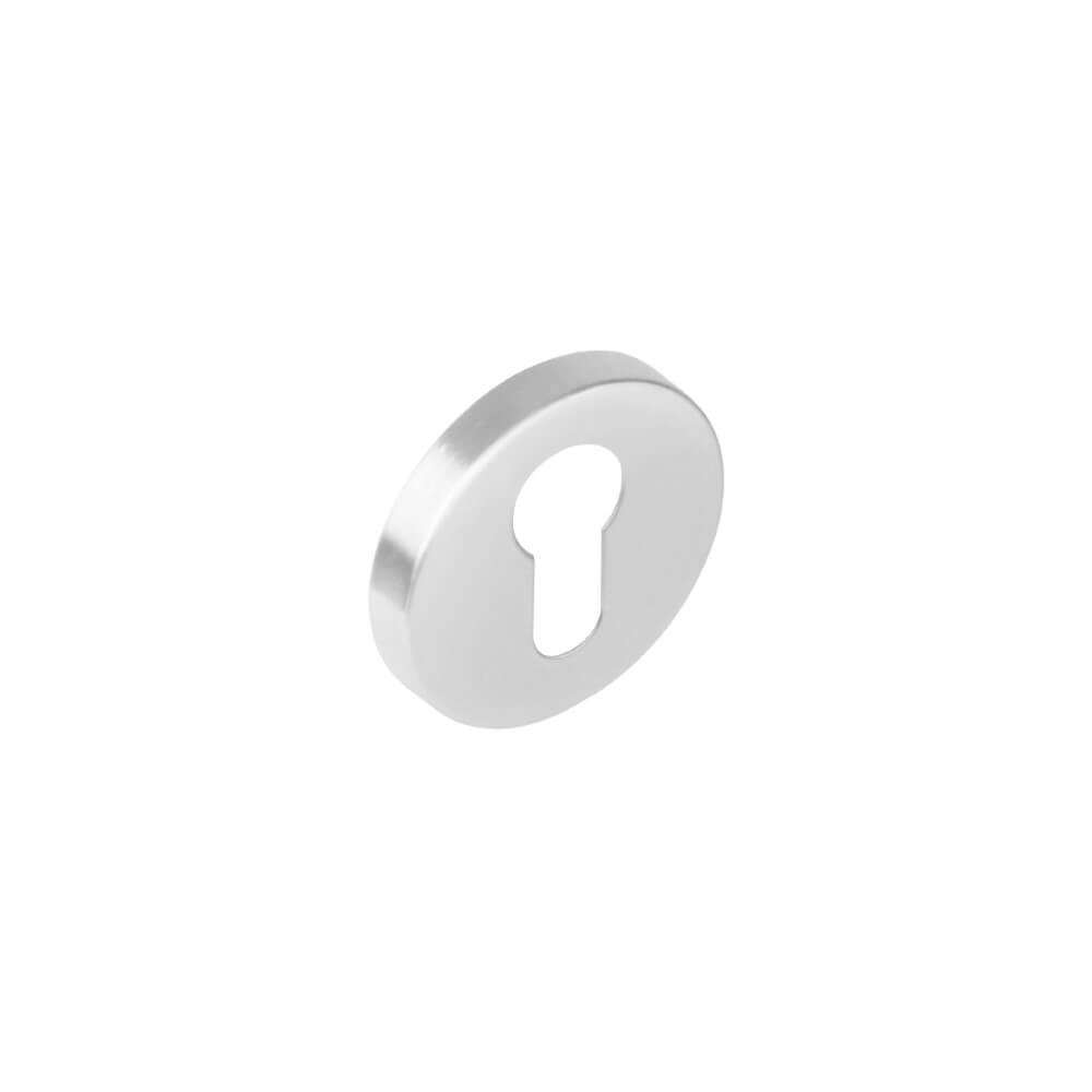 Cilinderrozet Tira met nok RVS