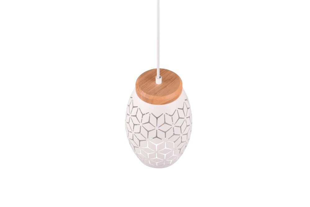 Witte hanglamp Bidar design