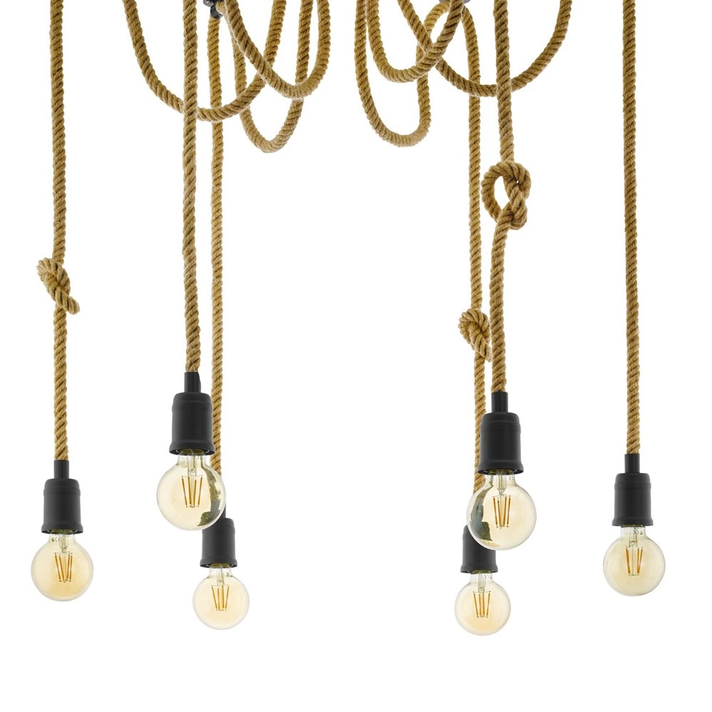 Touwlamp Rampside spider 6-lichts Eglo 9002759431952