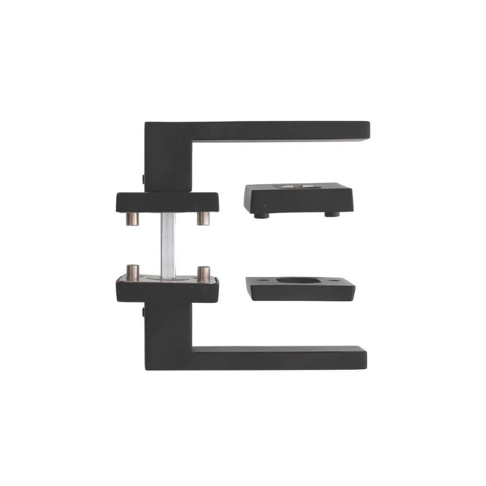 Achterdeurbeslagset Amsterdam vierkant zwart Intersteel 8,71419E+12