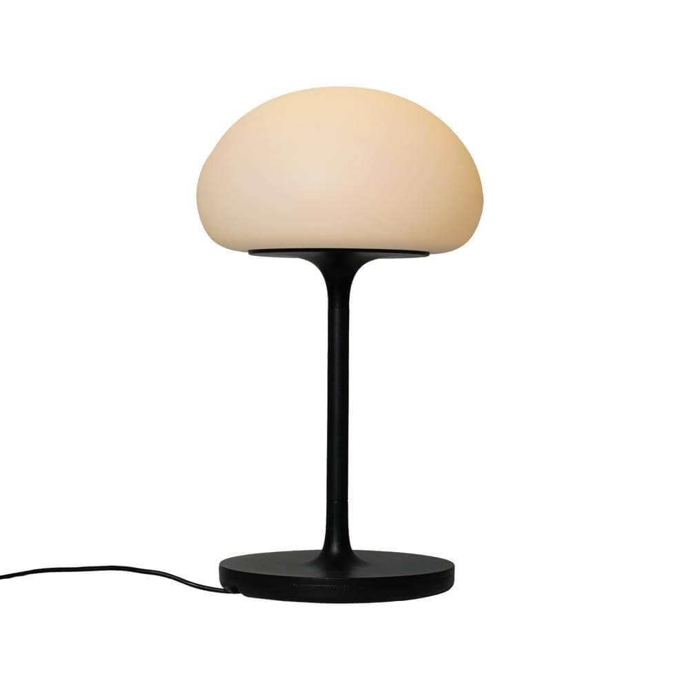 Tafellamp Sponge zwart met wit oplaadbaar Nordlux 5704924014956
