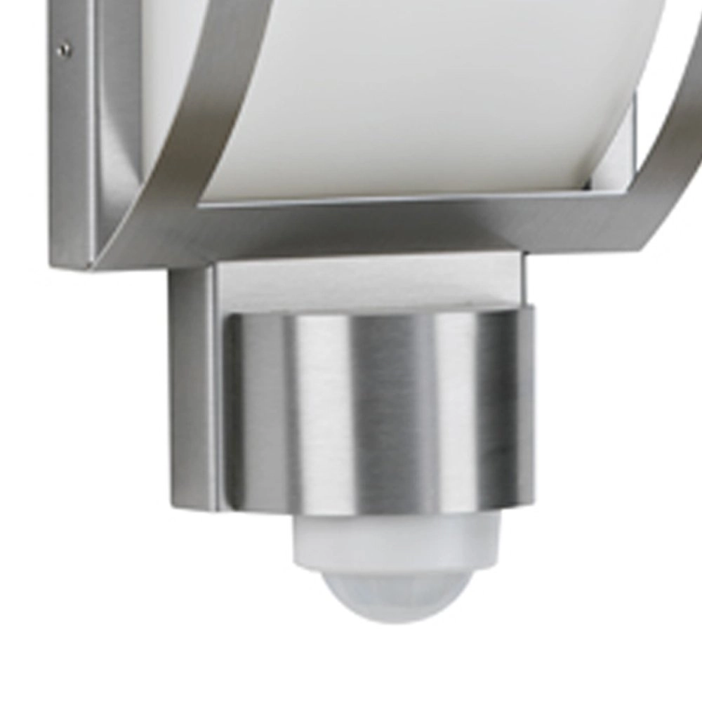 RVS buitenlamp met bewegingsmelder Hemi E27 Albert 4007235962789
