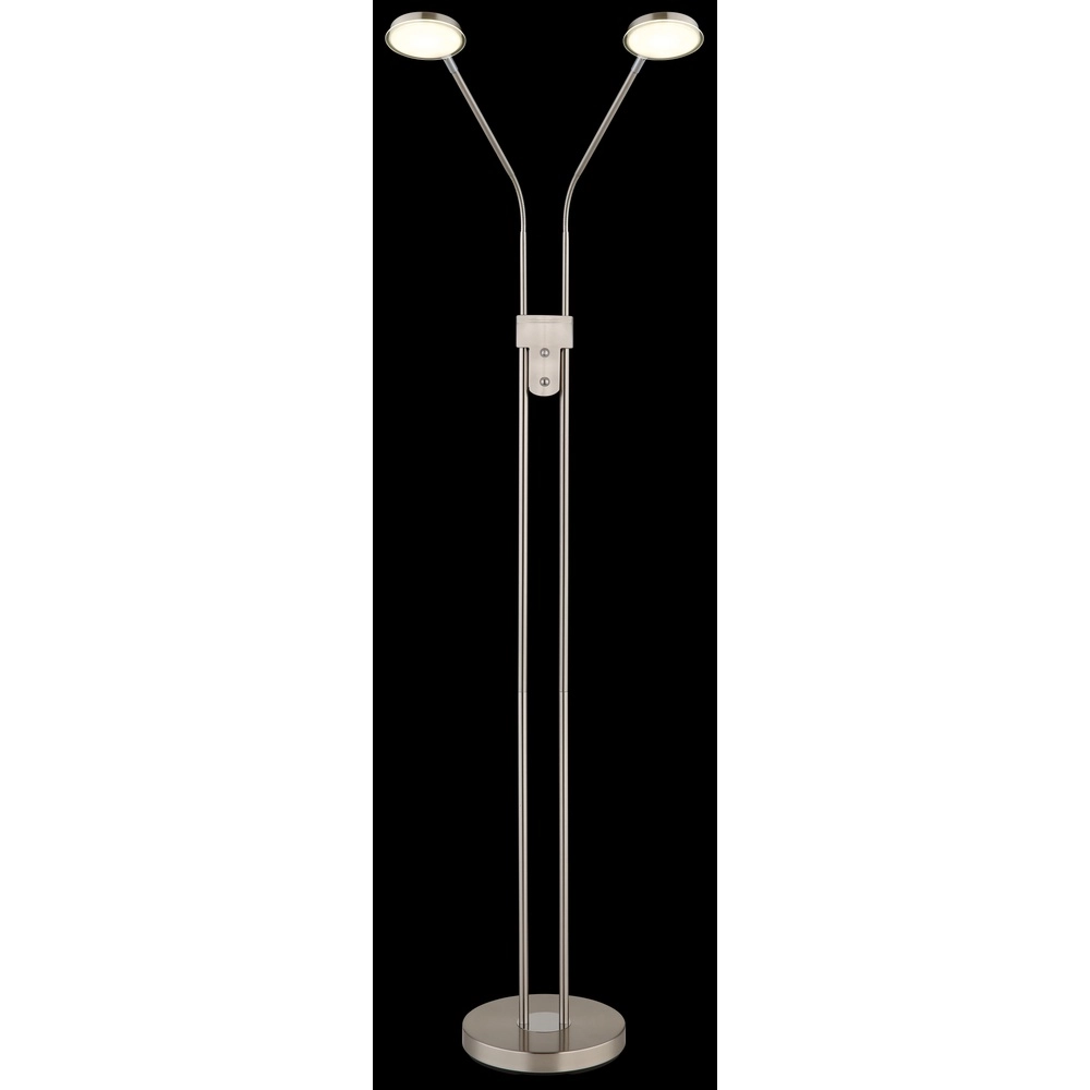 Leeslamp dubbel Silvio nikkel Globo 9007371592364