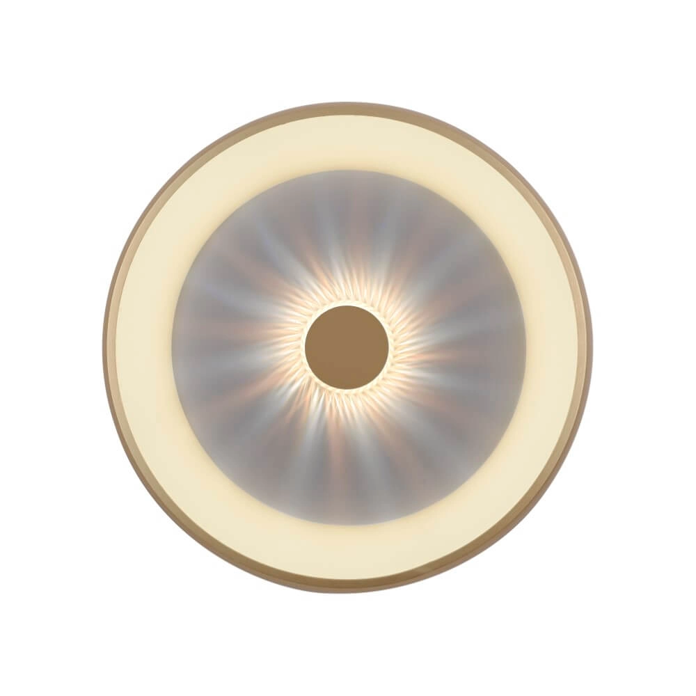 Ronde plafondlamp Vertigo messing Ø 61,5cm Just Light 4043689995096