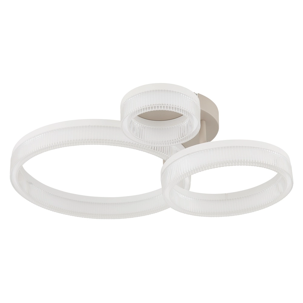 Moderne plafondlamp Zara zand bruin 51cm Globo 9007371579068