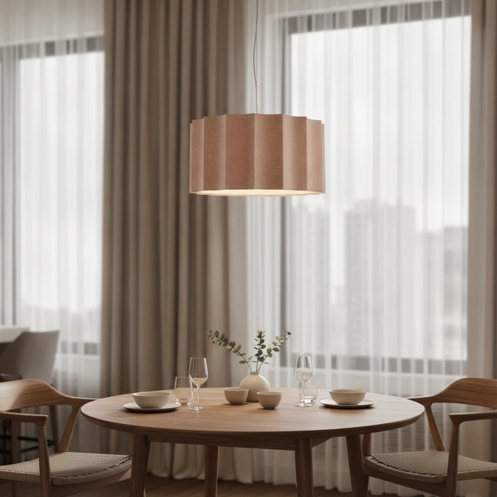 Design hanglamp Alve koffie bruin Ø 45cm