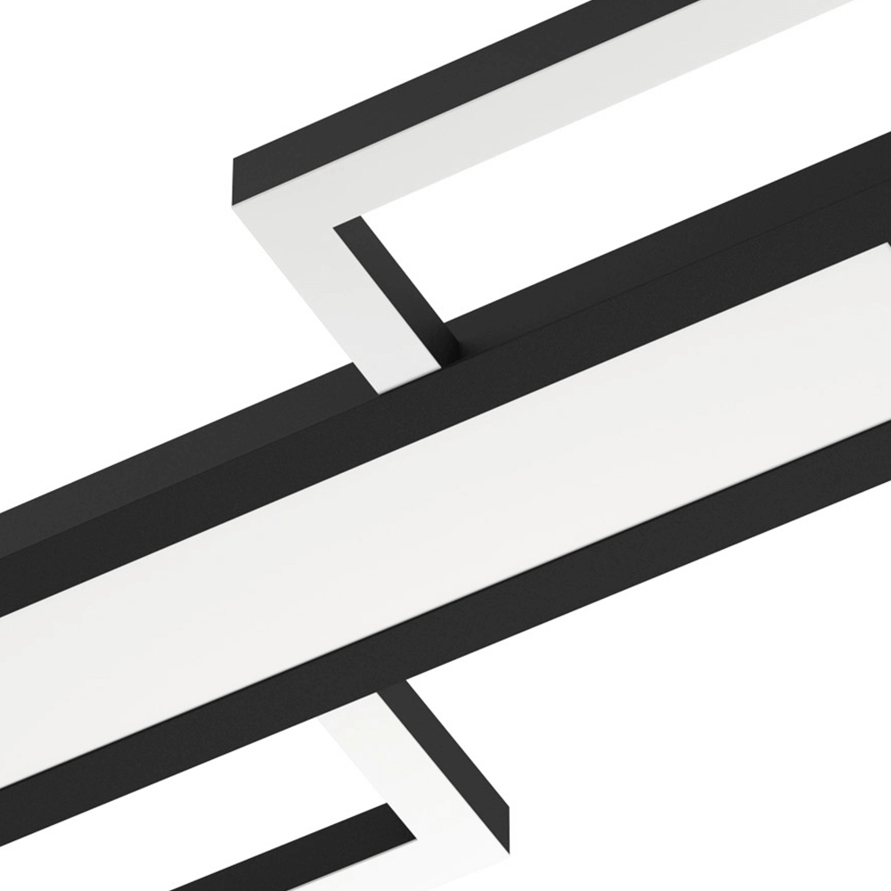 Zwarte led plafondlamp Monirote Eglo 9002759997922