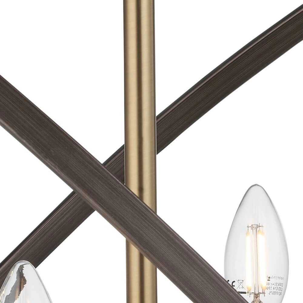 Klassieke hanglamp Hoopla 6-lichts Searchlight 5053423135502