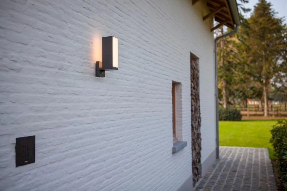 Rechthoekige wandlamp Cuba antraciet Lutec 6939412011523