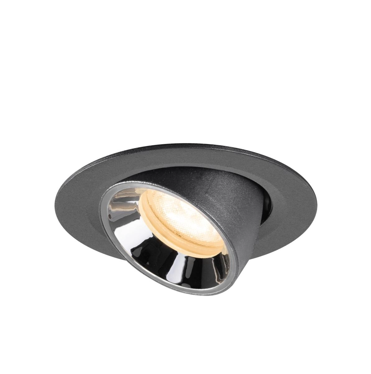 Inbouwspot Numinos Gimble XS zwart/chroom 2700K - 55gr SLV 4024163307208