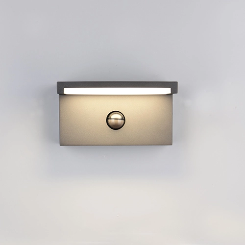 Moderne wandlamp Ravi antraciet met sensor Trio 4017807686890