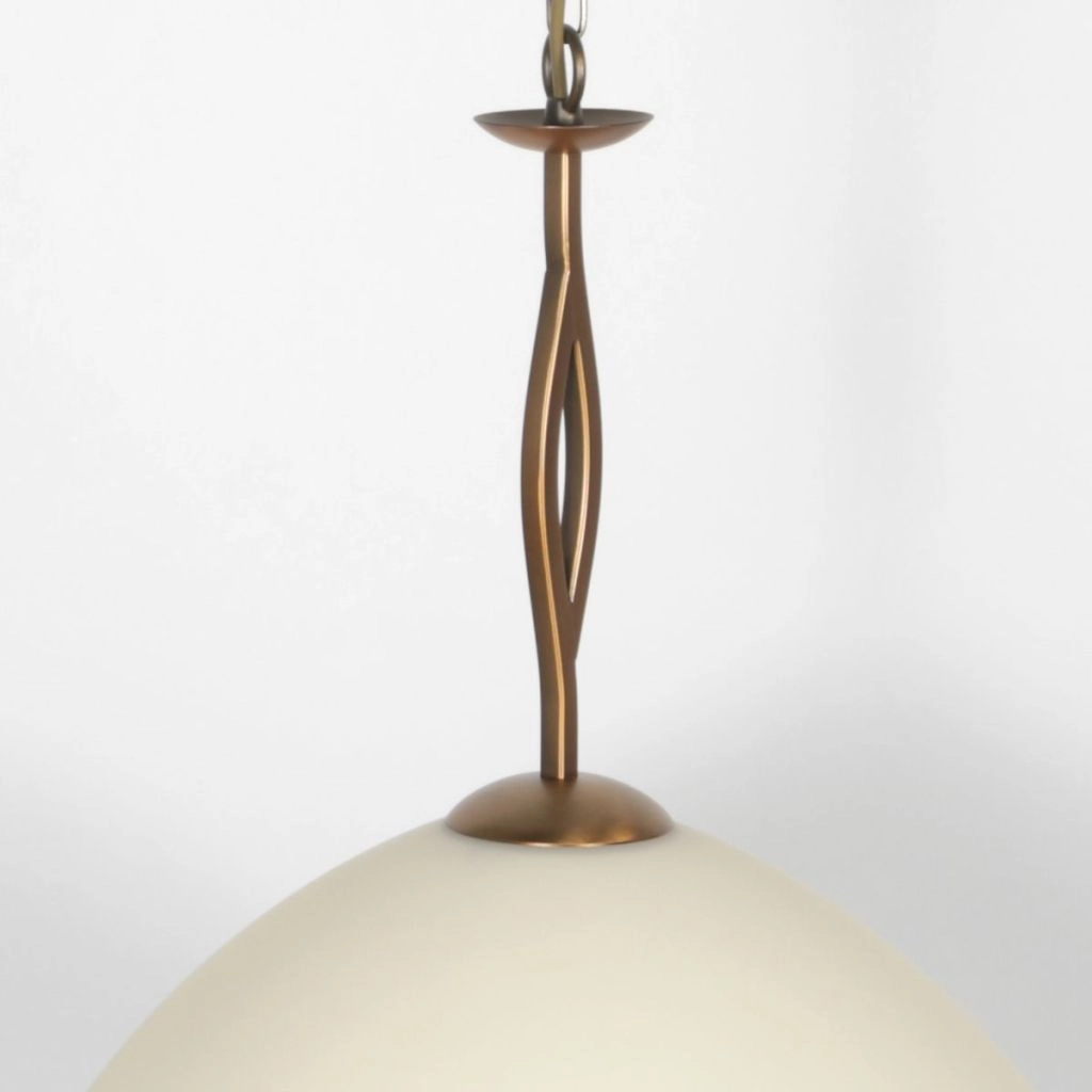 Klassieke hanglamp Anthea 1-lichts brons Steinhauer 8712746180220