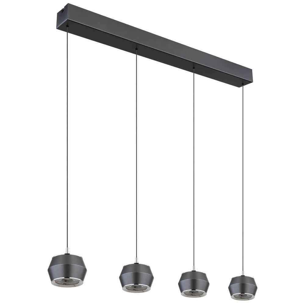 Ronde hanglamp Marthy grijs Ø 10cm Globo 9007371452118