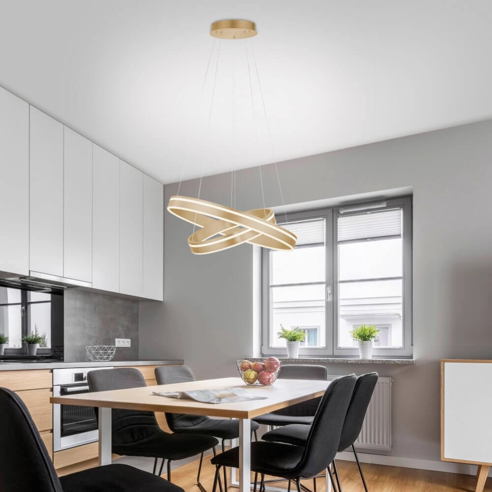 Hanglamp Q-Vito Ø 59cm messing Paul Neuhaus 4012248357781