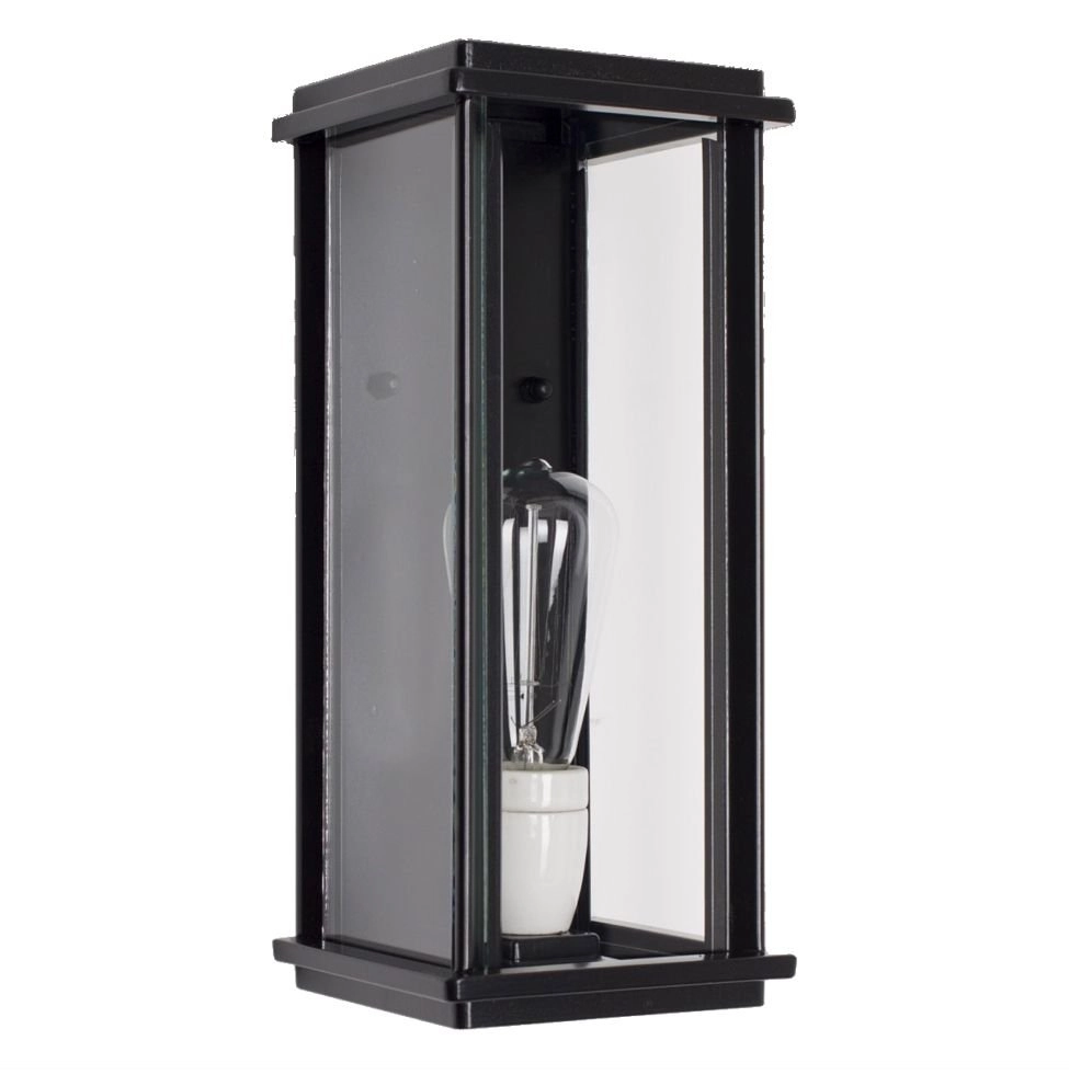 Stijlvolle buitenlamp Capital 35cm zwart