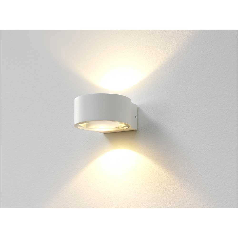 Buitenlamp up/down Hudson 11cm - wit Buitenlamp up/down Hudson 11cm - wit