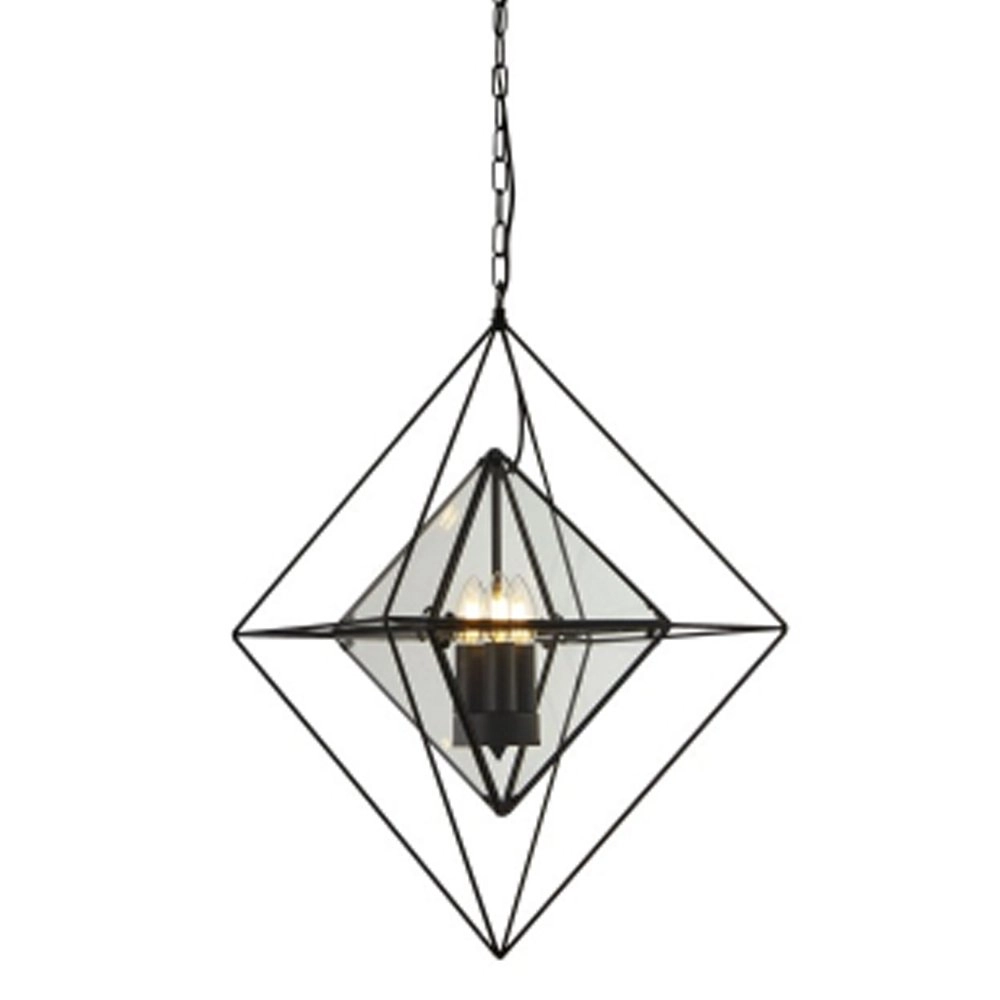 Zwarte hanglamp Diamond