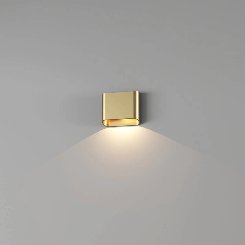 Wandlamp Diaz 1L Goud geborsteld