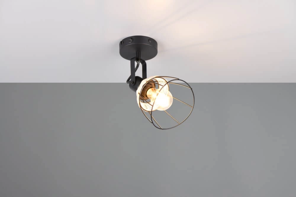 Zwarte wandlamp Jerome design Trio 4017807637694