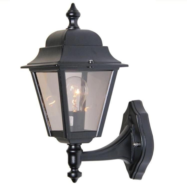 Klassieke buitenlamp Quadrana Up zwart Franssen 8033239084338