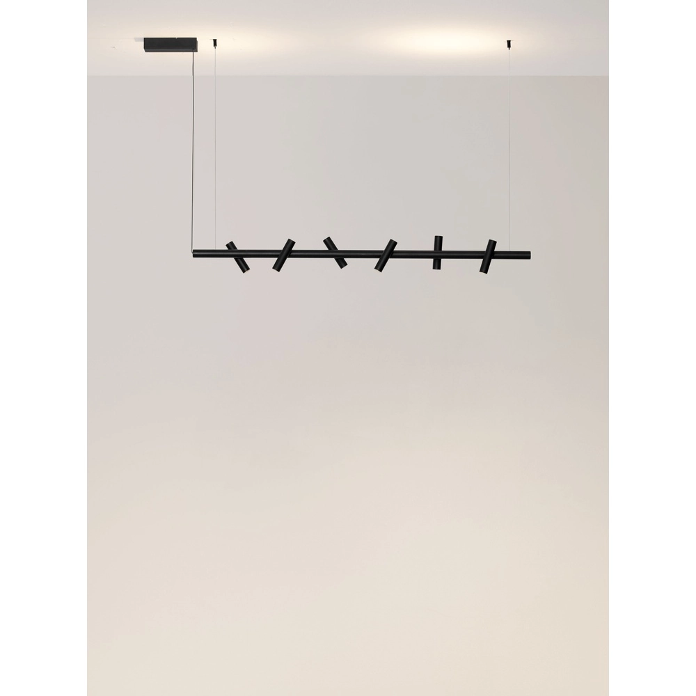 Eetkamer hanglamp Avelo zwart Lyora 5212063501577