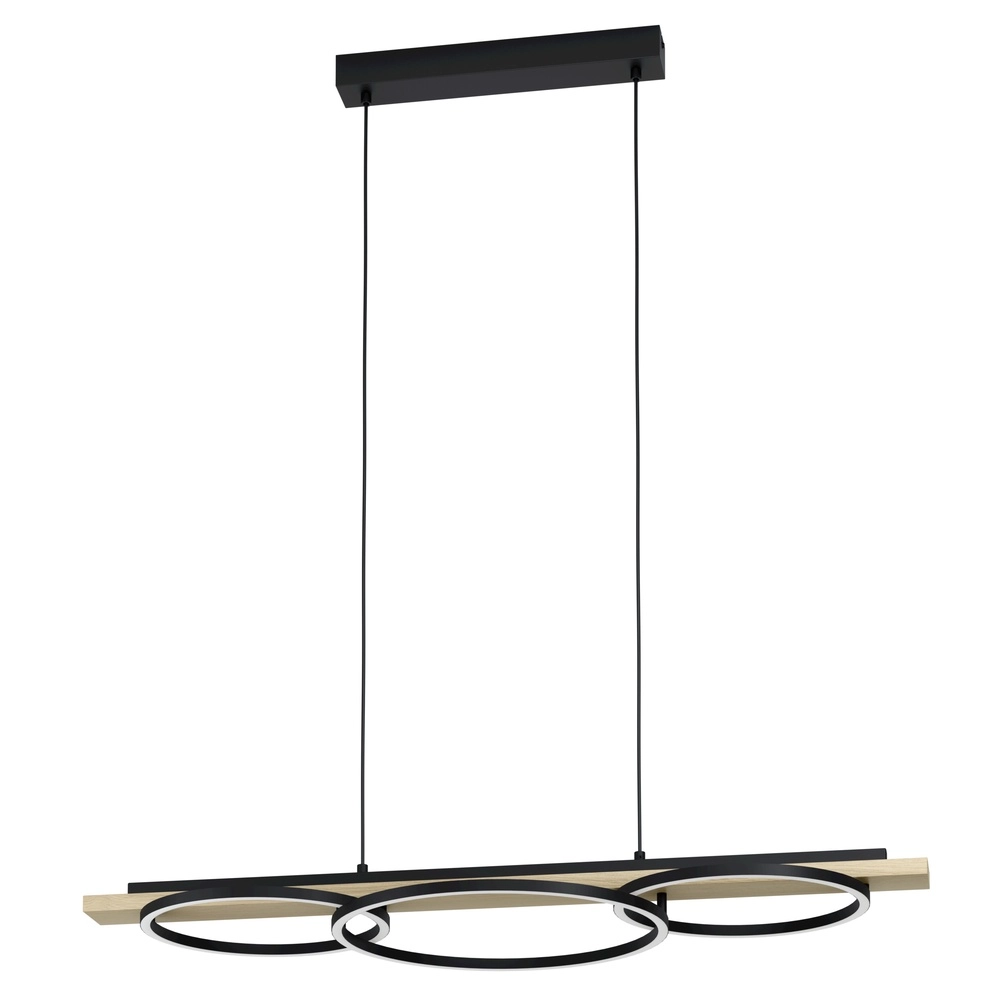 Hanglamp Boyal led - met houtlook