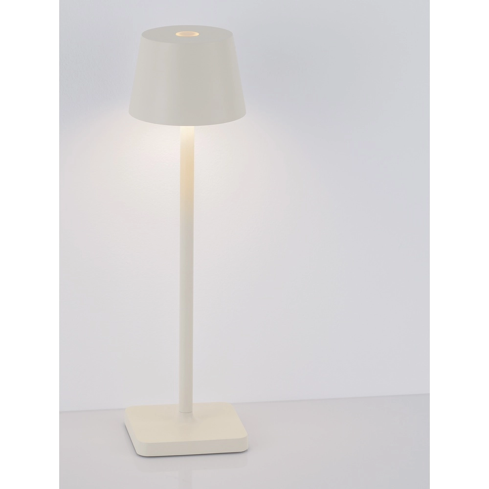 Rechargeable table lamp Deck white Lyora 5212017449238