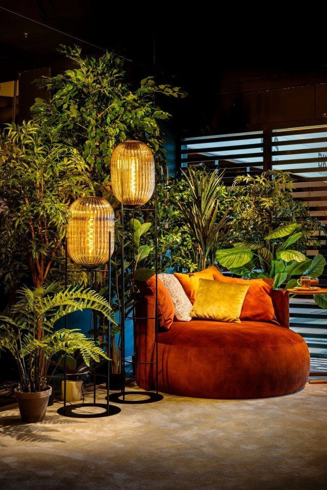 Vloerlamp Glamm 176cm zwart met spiegelglas ETH 8719075189368