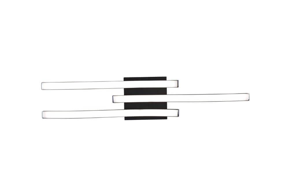 Plafondlamp Route led 4000K zwart Trio 4017807521757