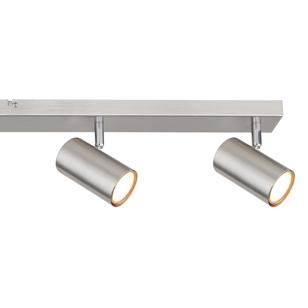 Plafondlamp 6-lichts Robby nikkel Globo 9007371430598