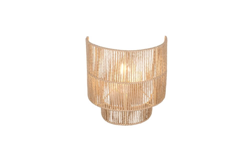 Japandi wandlamp Satna rotan Trio 4017807636192