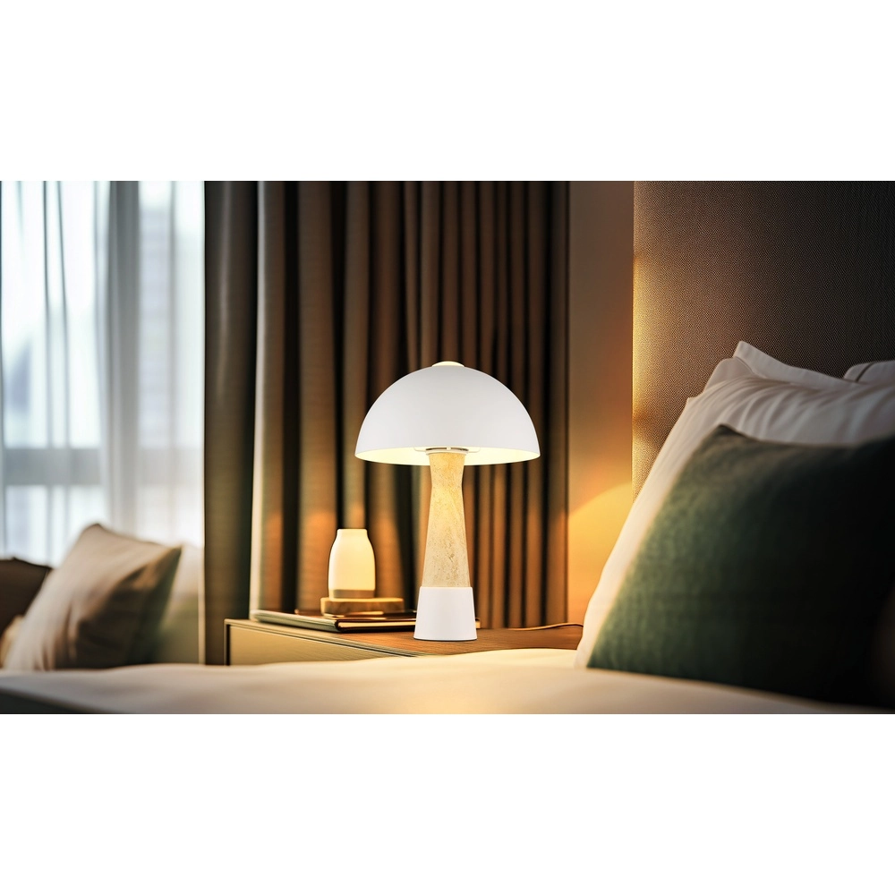 Unieke tafellamp Paulin zand bruin Globo 9007371566709