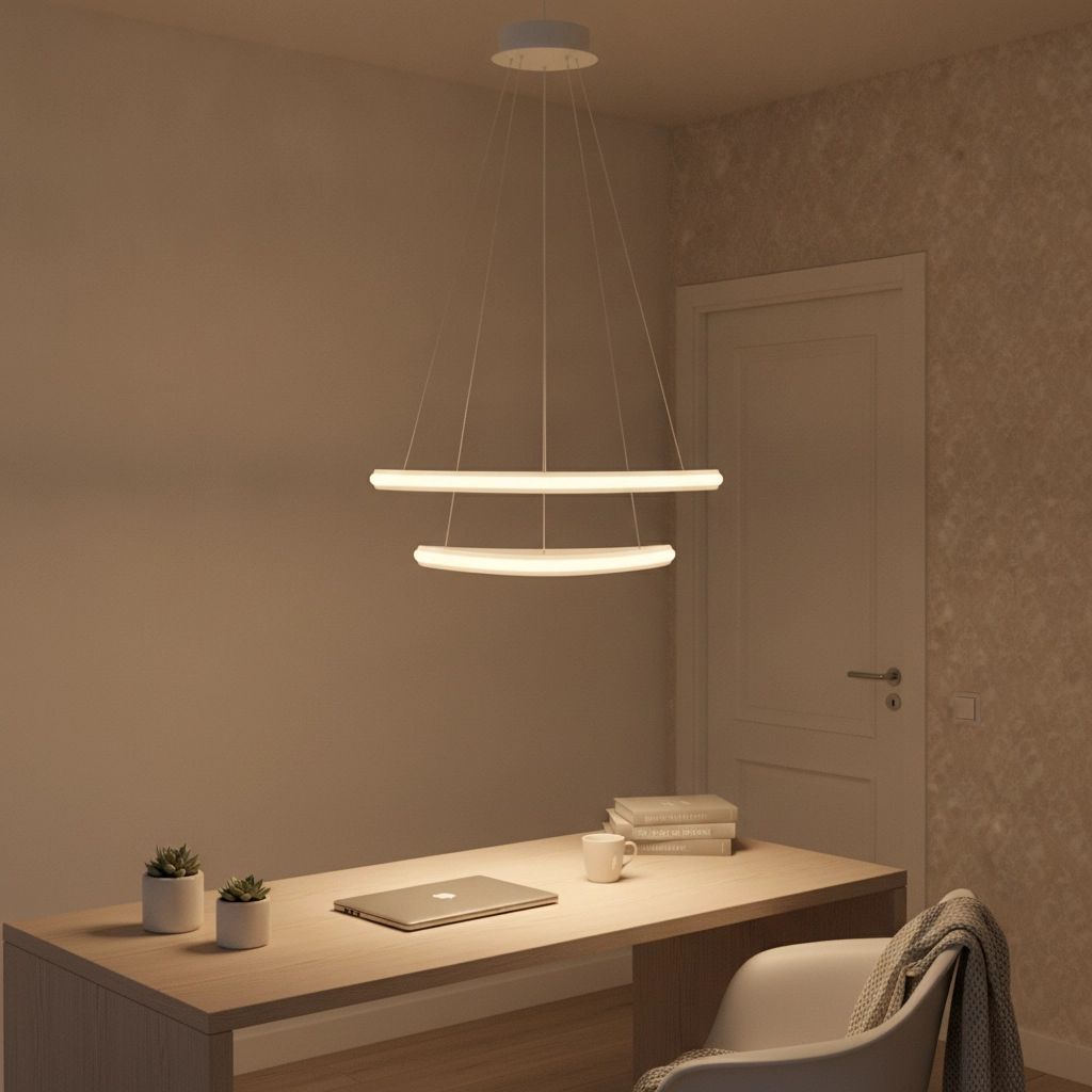 Design hanglamp Aries wit Ø 59cm Lyora 5212017419811