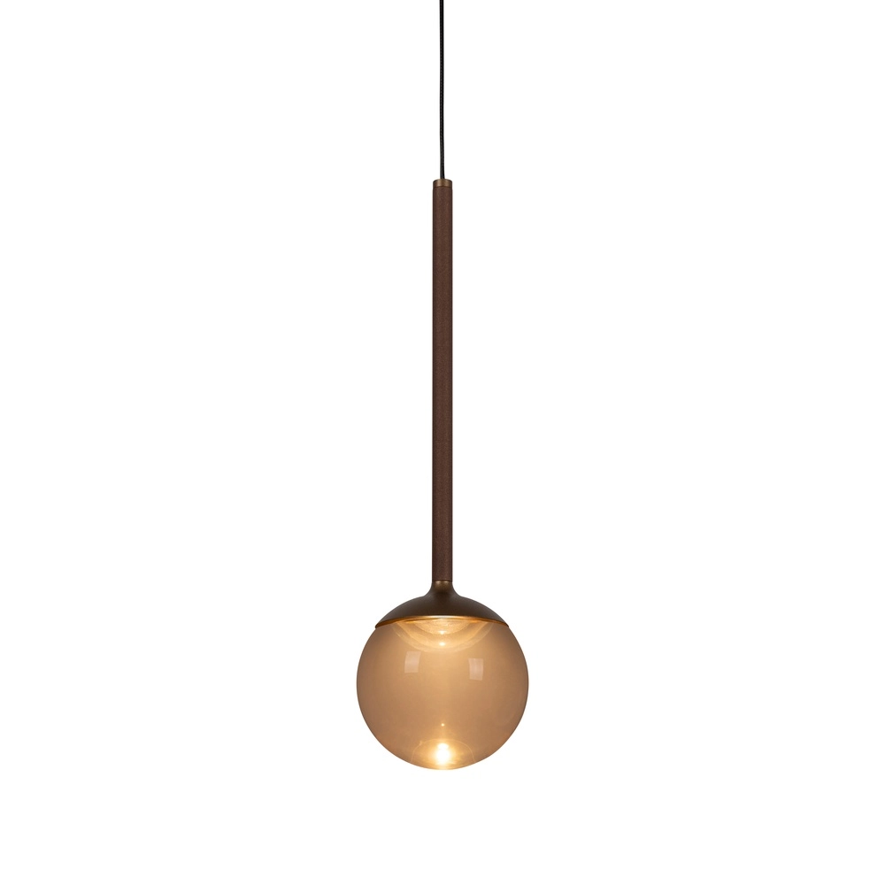 Hanglamp Calina enkel met amber bol Premium by Lucide 5411212242044